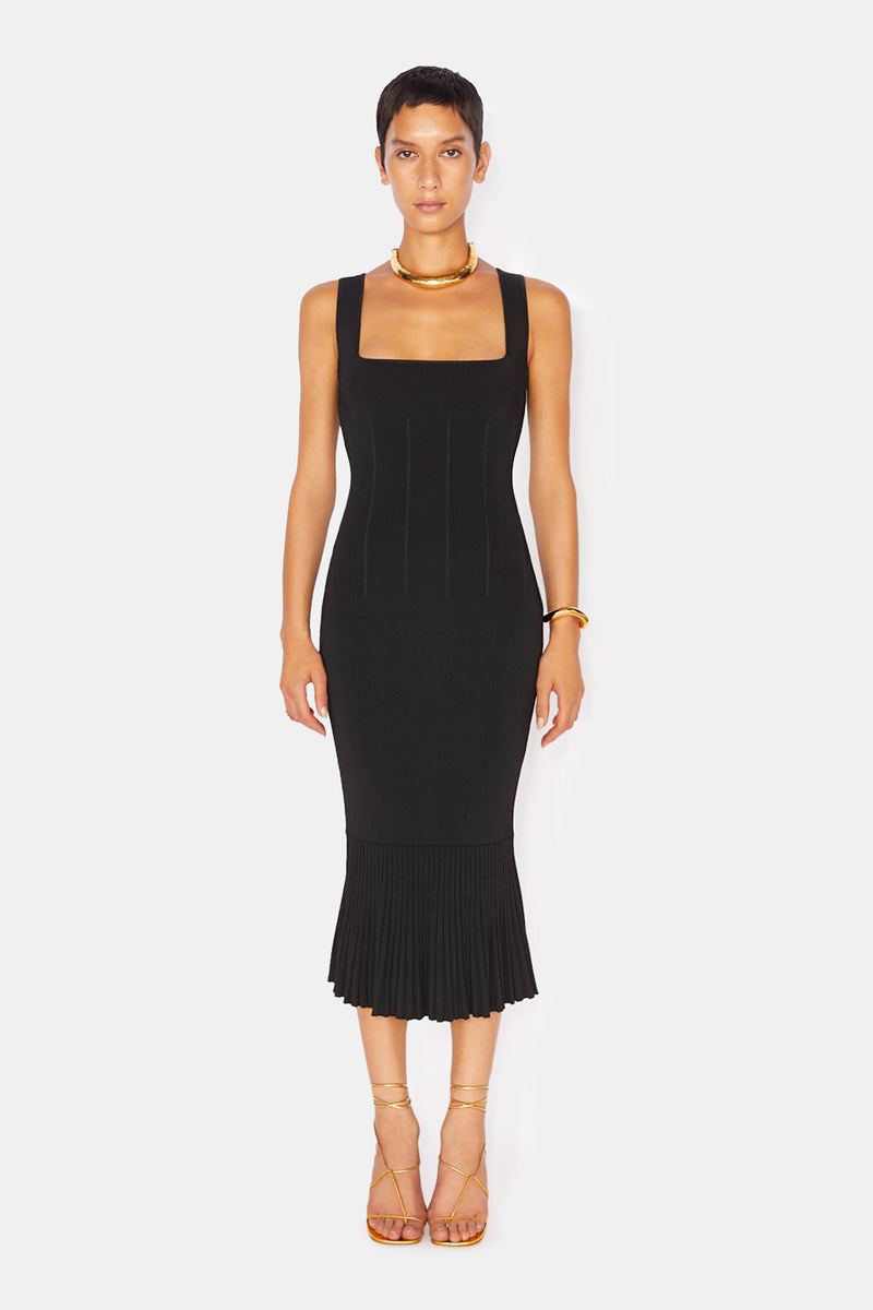 High Shine Atalanta Dress - Black