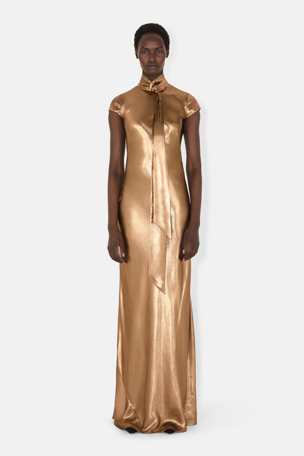 Solar Gaze Dress - Gold