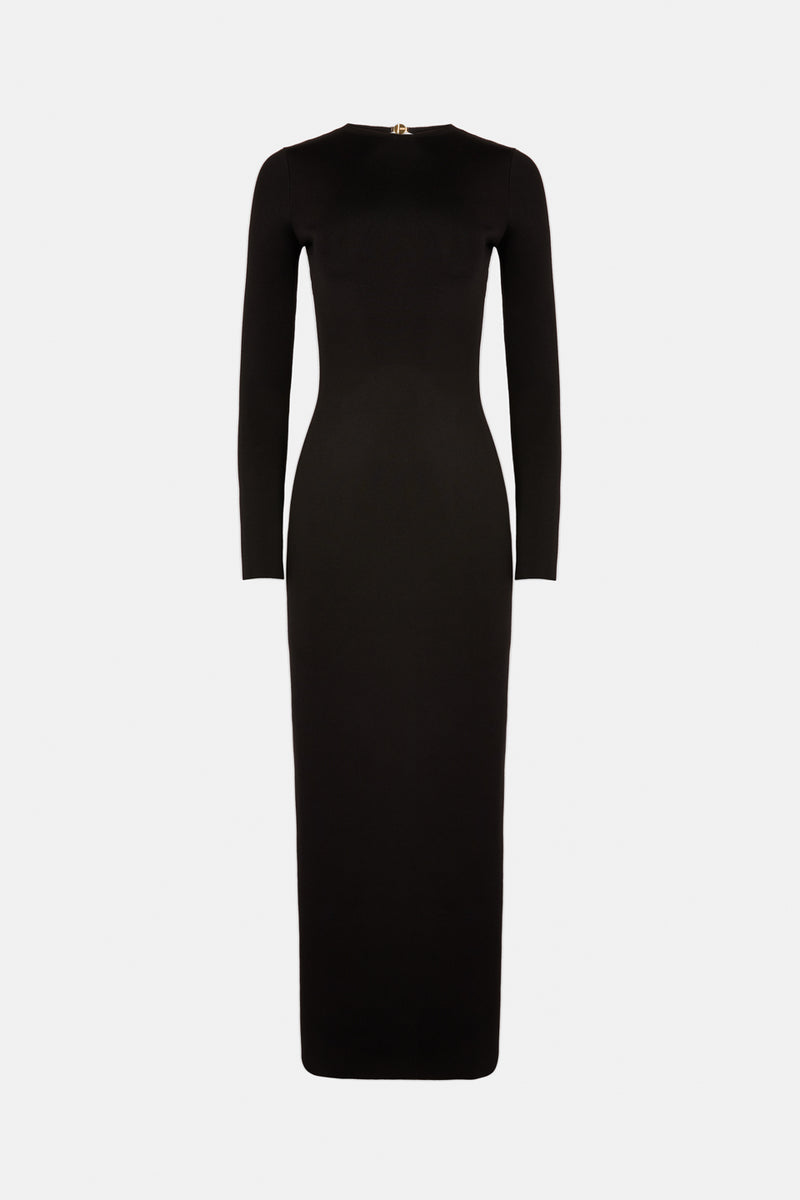 Globe Chain Vega Dress - Black