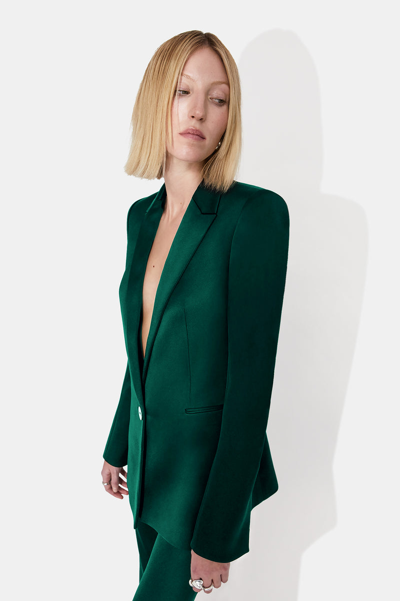 Sculpted Blazer - Pine