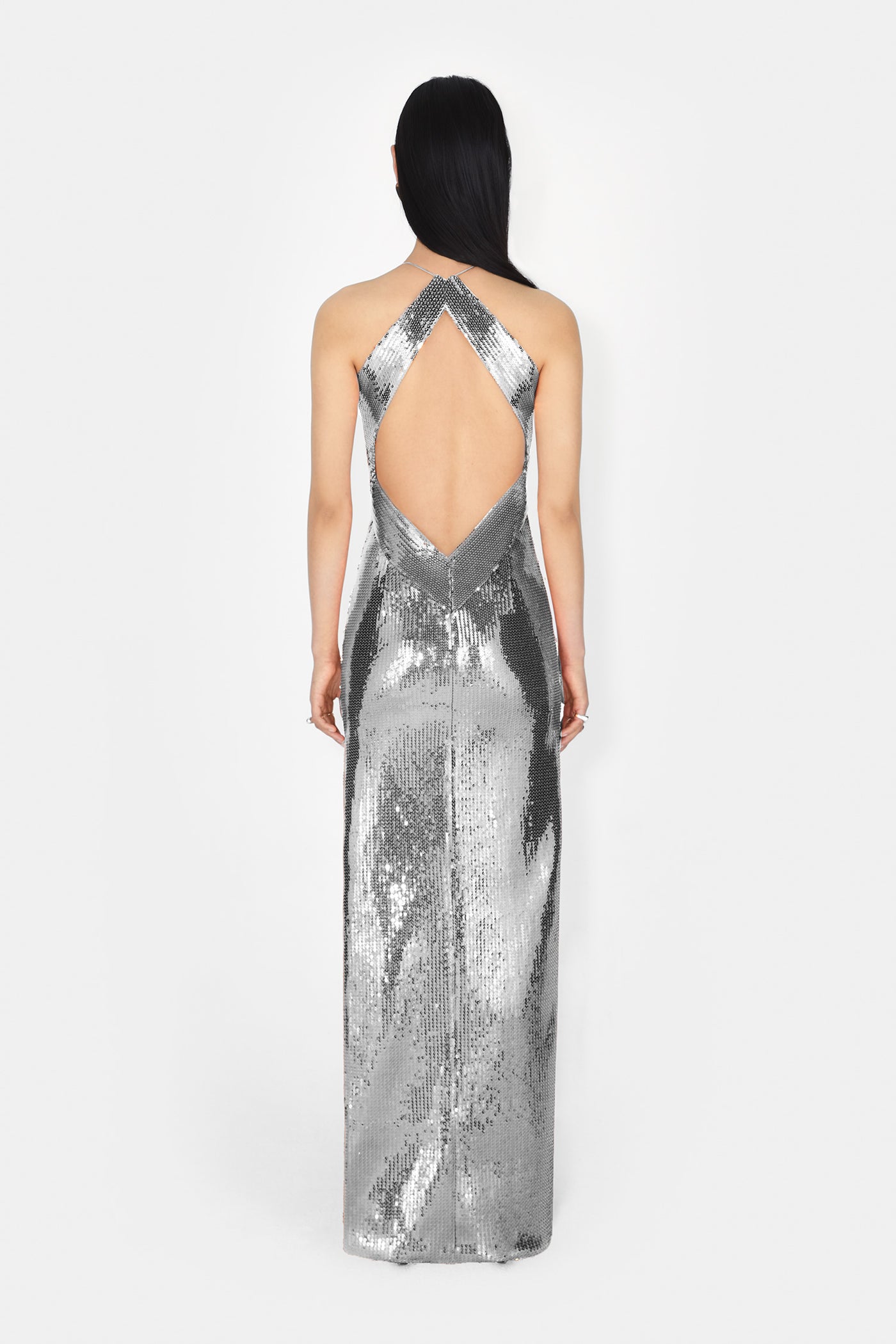 Galvan silver dress hotsell