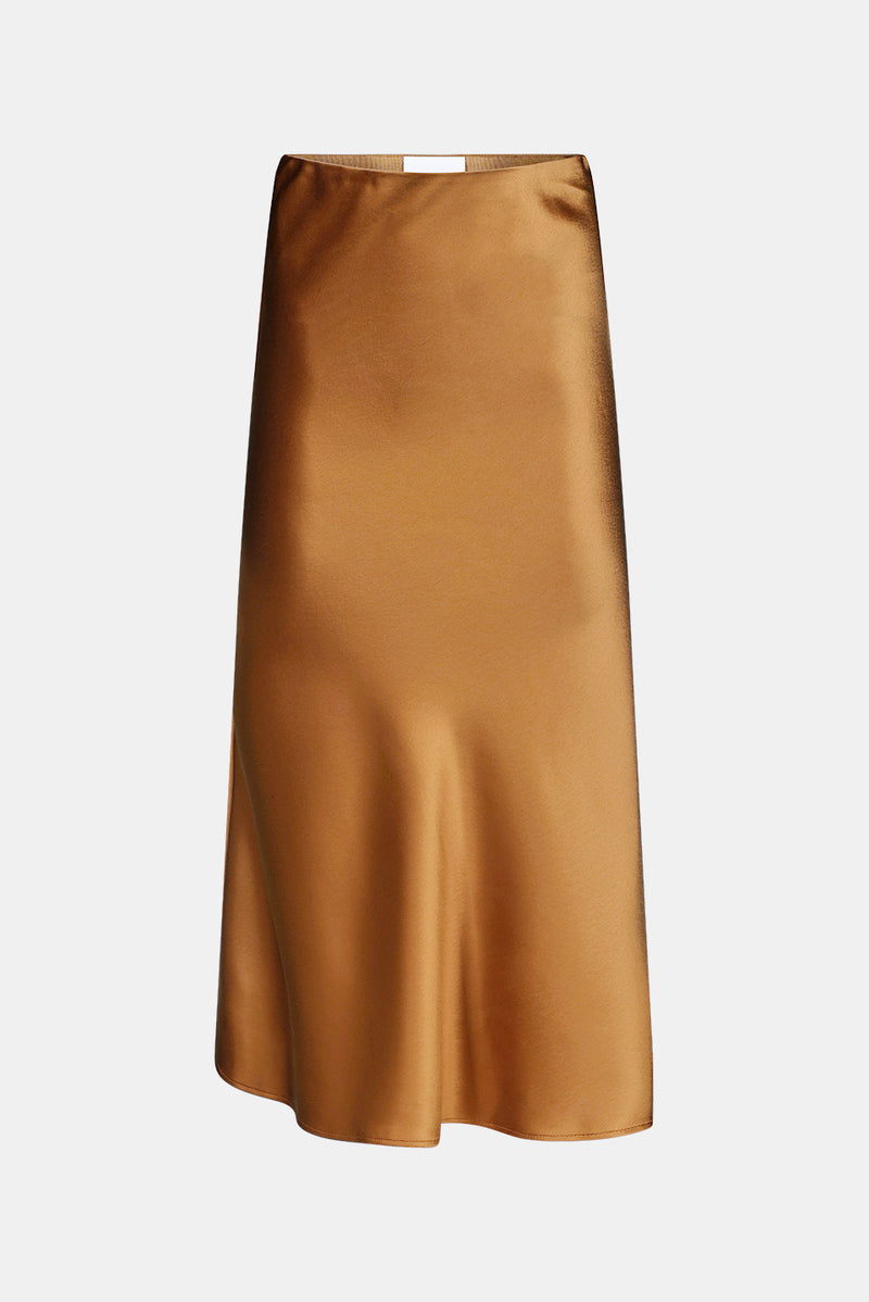 Long Valletta Skirt - Toffee