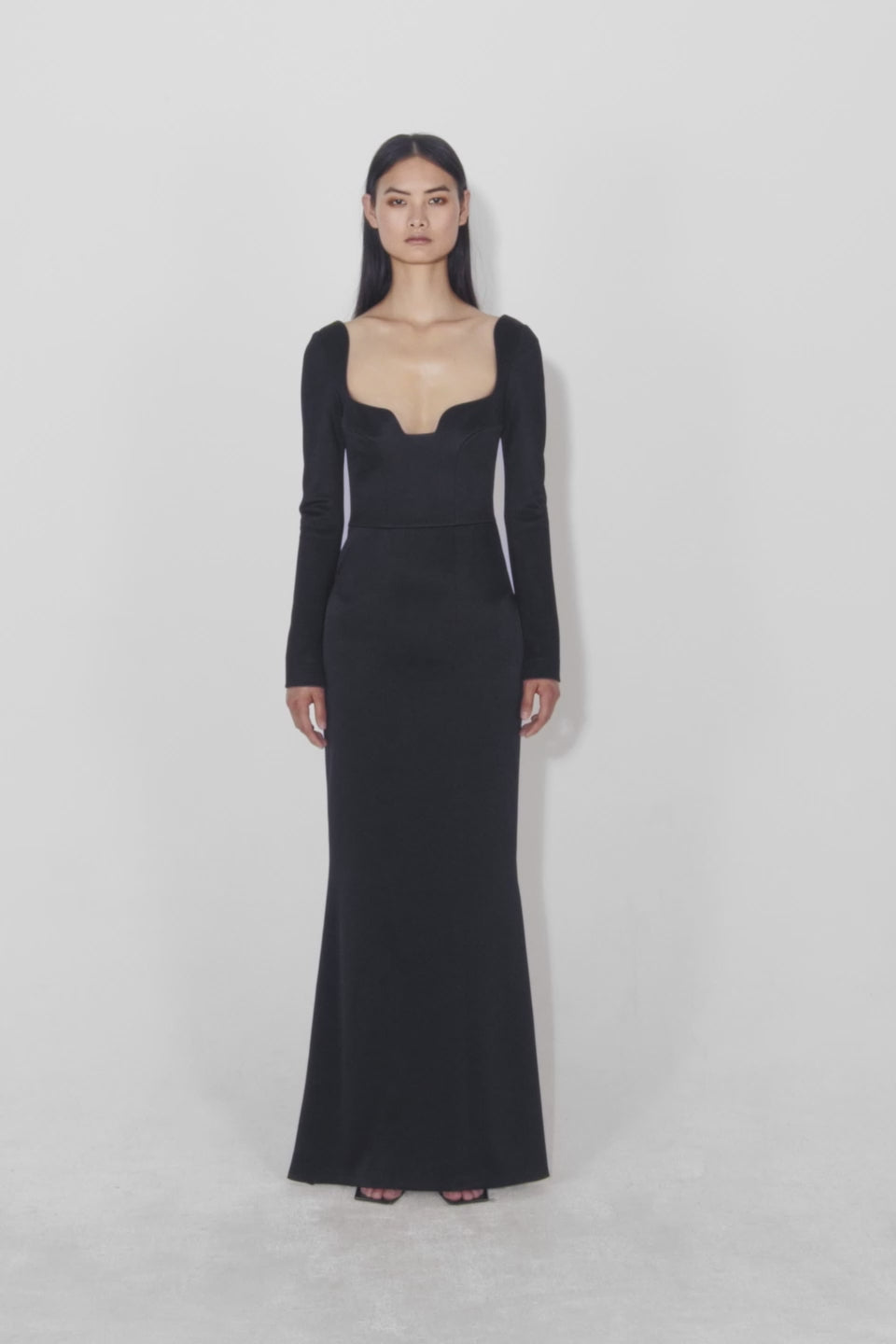 Arch Gown - Black – Galvan London UK