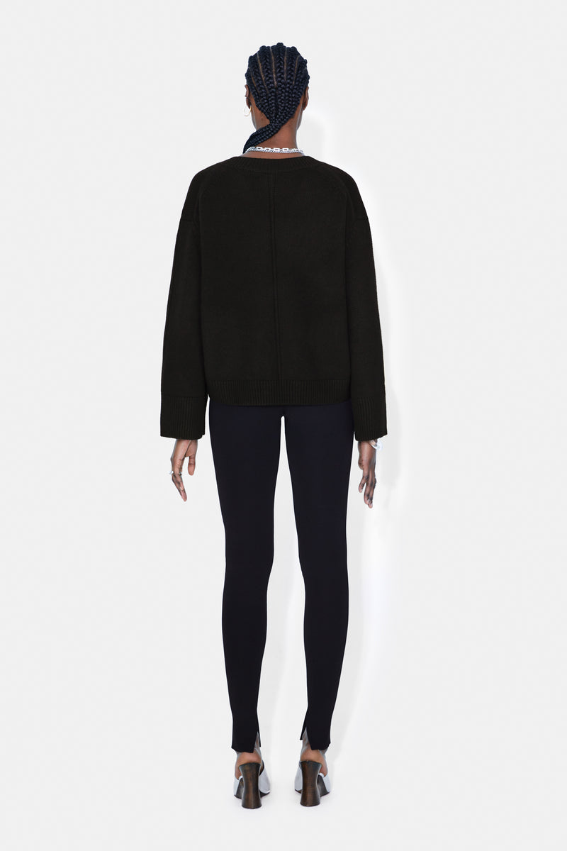 Maia Cashmere Sweater - Black