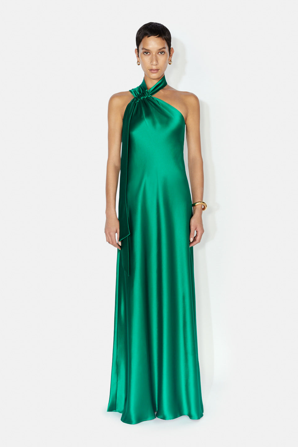 Ushuaia Dress - Emerald | Galvan London – Galvan London UK